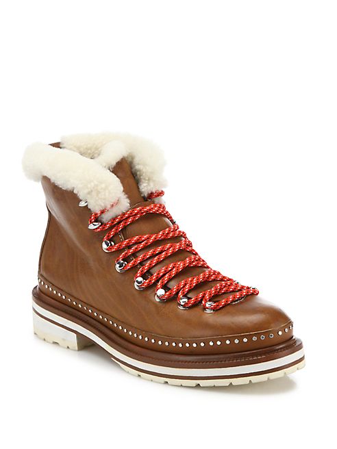 Rag & Bone - Compass Leather & Shearling Booties