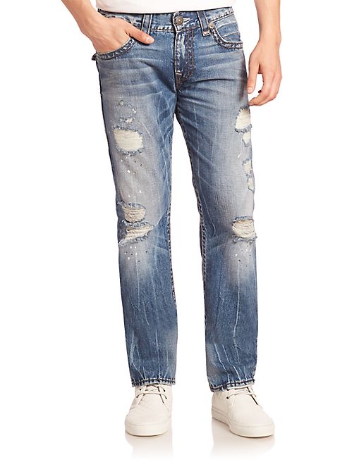 True Religion - Ricky Relaxed Straight Leg Jeans