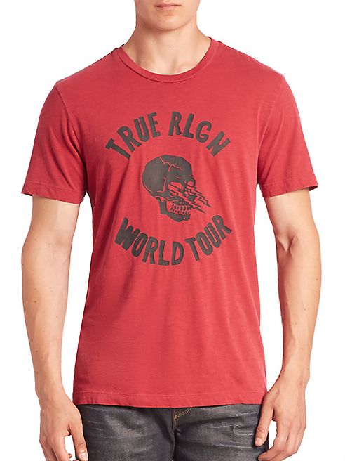 True Religion - Skull Lightning Graphic Tee