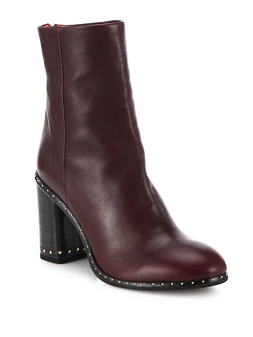 Rag & Bone - Aspen Leather Block-Heel Boots