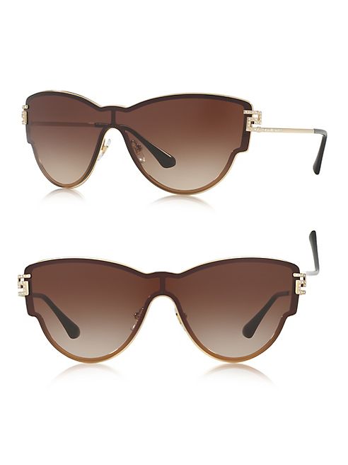 Versace - 142MM Mirrored Shield Sunglasses