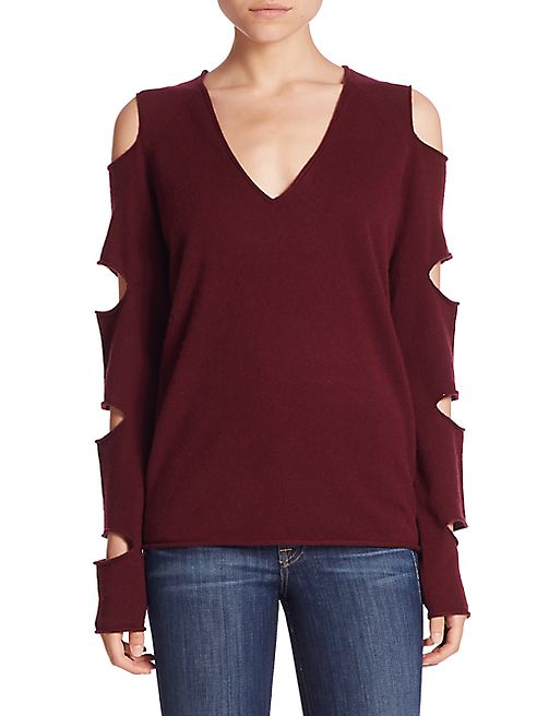 360 Cashmere - Tyrone Slash Sleeve Sweater