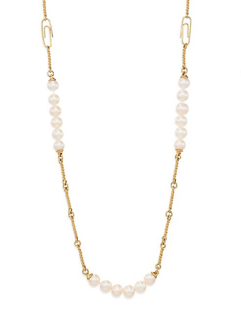 Aurélie Bidermann - Cheyne Walk Freshwater Pearl Long Necklace