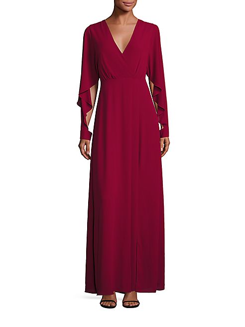 BCBGMAXAZRIA - Doran Draped Sleeve Gown