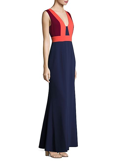 BCBGMAXAZRIA - Colorblock Gown