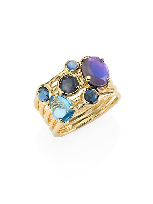 IPPOLITA - Rock Candy® Multi-Stone & 18K Yellow Gold Ring