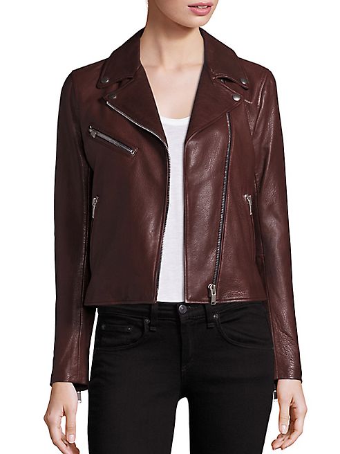 Doma - Nappa Leather Moto Jacket