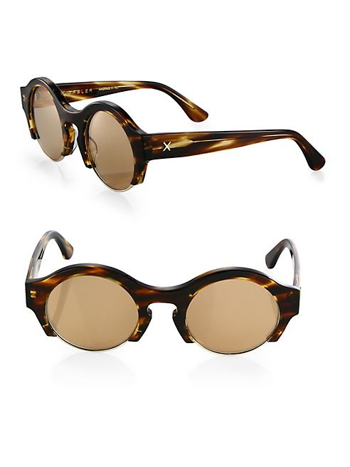 Dax Gabler - Round Speckled Sunglasses