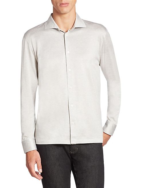 Ermenegildo Zegna - Cotton & Silk Blend Shirt