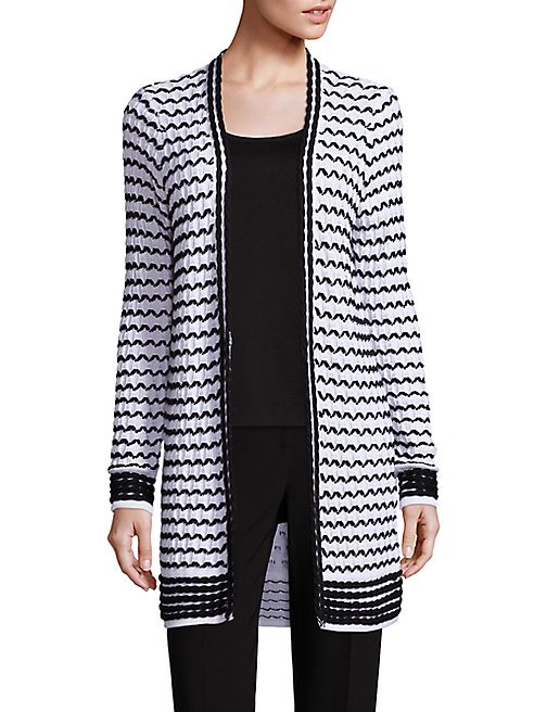 St. John - Graphic Knit Cardigan