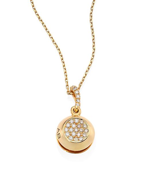 Aurélie Bidermann - Grelot Bells Diamond & 18K Yellow Gold Pendant