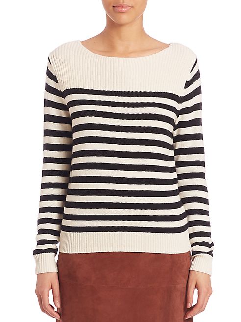 SET - Striped Wool-Blend Sweater