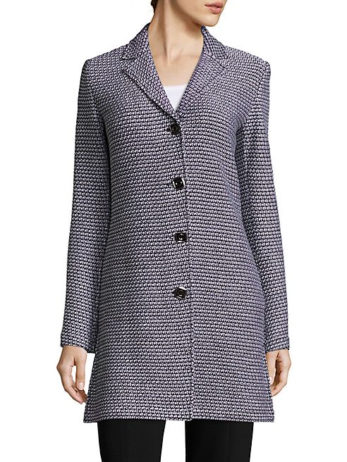 St. John - Wool Side Slit Jacket