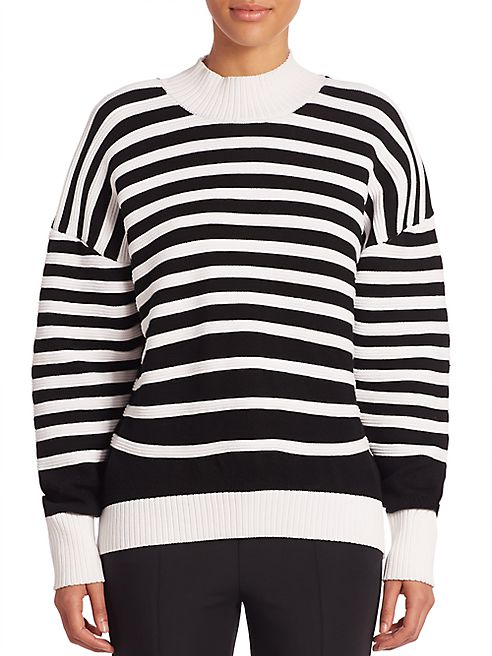 Opening Ceremony - Merino Wool Blend Striped Sweatshirt