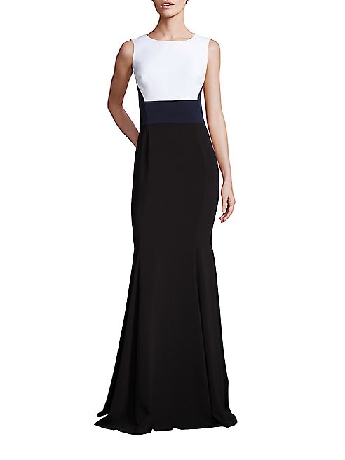 St. John - Cady Flare-Hem Gown