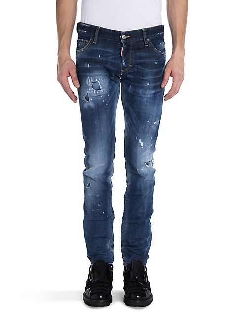 DSQUARED2 - Slim-Fit Distressed Jeans