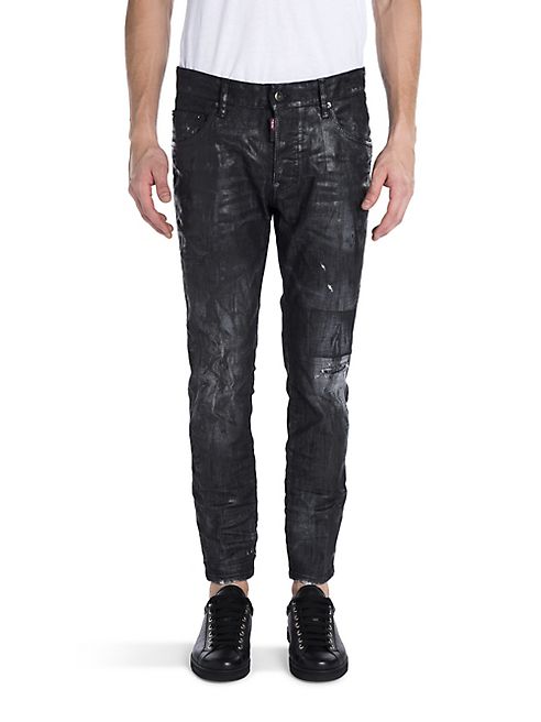 DSQUARED2 - Faded Distressed Jeans