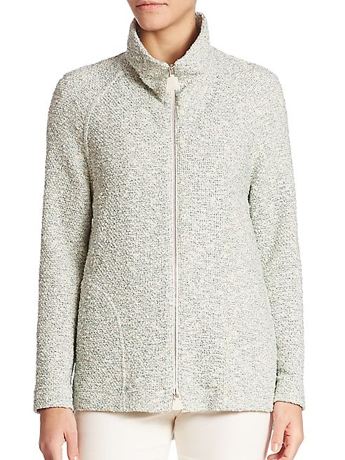 Akris - Cotton Bouclé Heaven Zip-Front Jacket