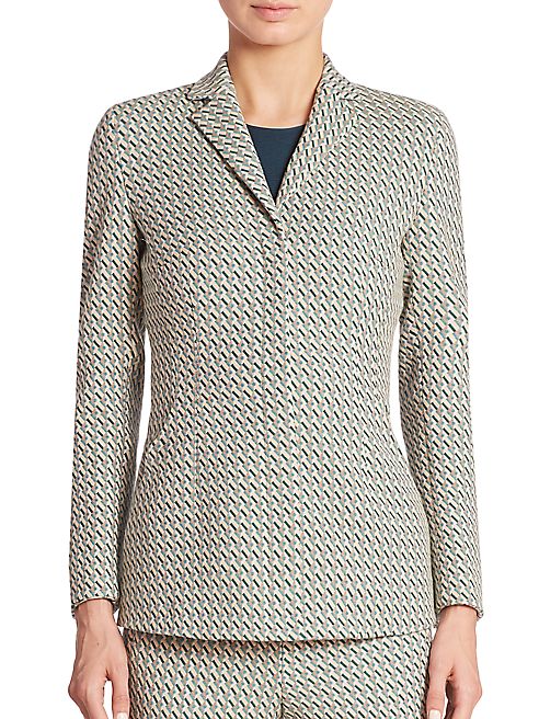 Akris - Helia Graphic Jacquard Jacket