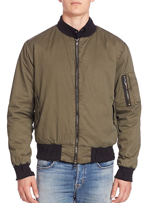 Hudson - Jet Puffer Long Sleeve Bomber Jacket