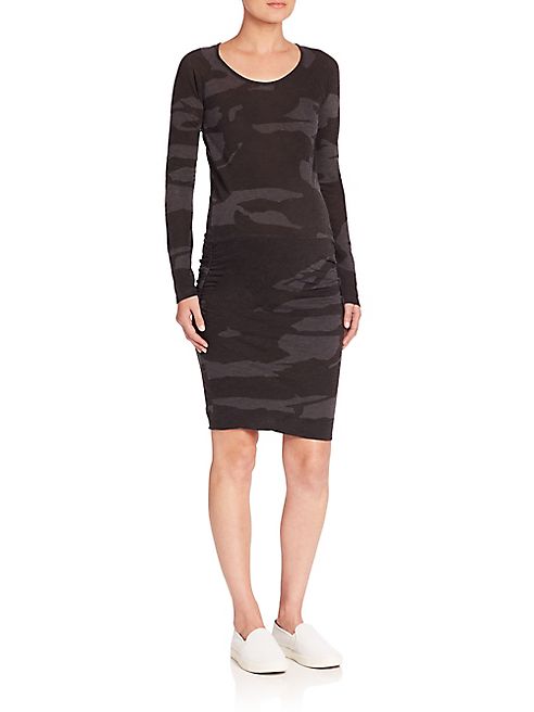 MONROW - Camo Maternity Dress