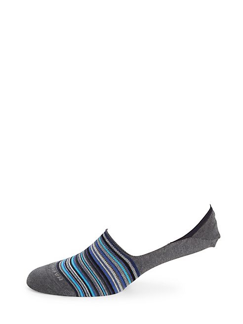 Marcoliani - Striped Pima Cotton Blend Socks