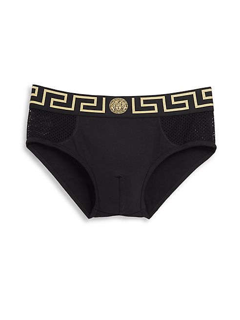 Versace - Logo Embossed Briefs