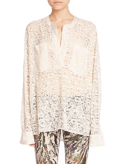 Faith Connexion - Long Sleeve Lace Top