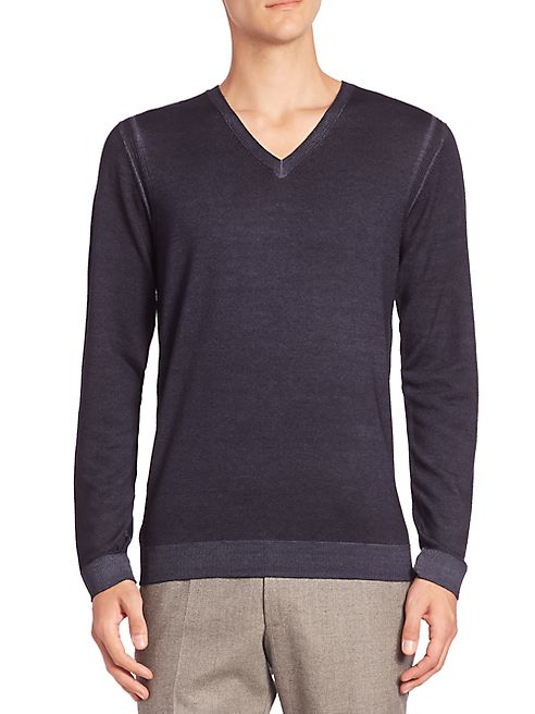 strellson - V-Neck Virgin Wool Sweater