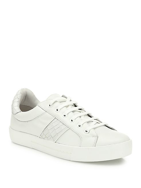 Joie - Dakota Leather Crocco Sneakers