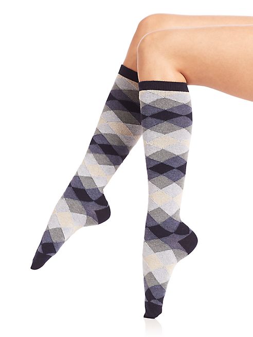 Ilux - Dana Diamond Knee-High Socks