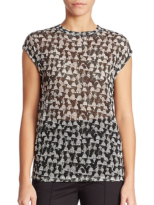 Akris - Large Ai Print Mesh Top