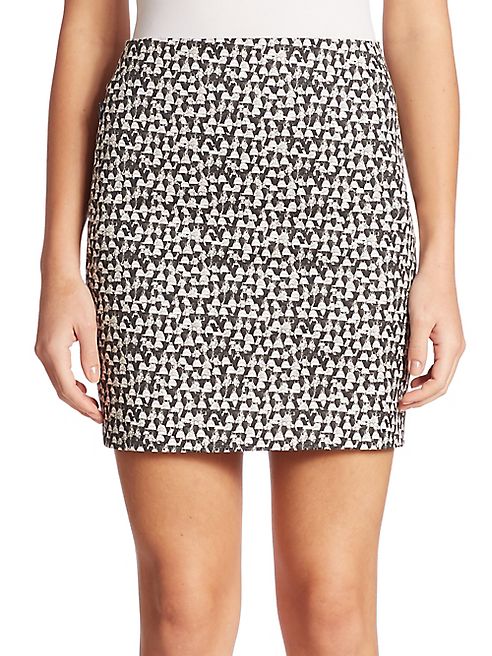 Akris - Small Ai Print Cotton Mini Skirt