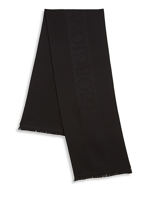 Giorgio Armani - Solid Wool Scarf