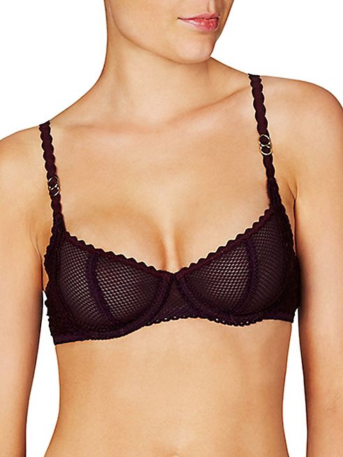 Stella McCartney - Sophie Surprising Fishnet Mesh Underwire Bra