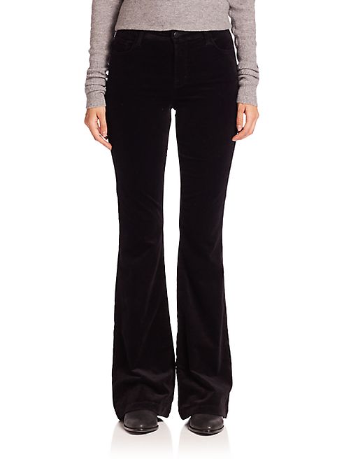 J BRAND - Maria High-Rise Luxe Velveteen Flare