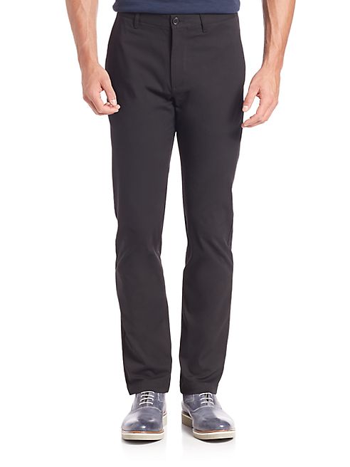 Theory - Slim-Fit Cotton Blend Trousers