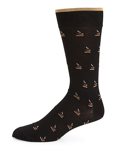 Marcoliani - Cup and Saucer Patterned Socks