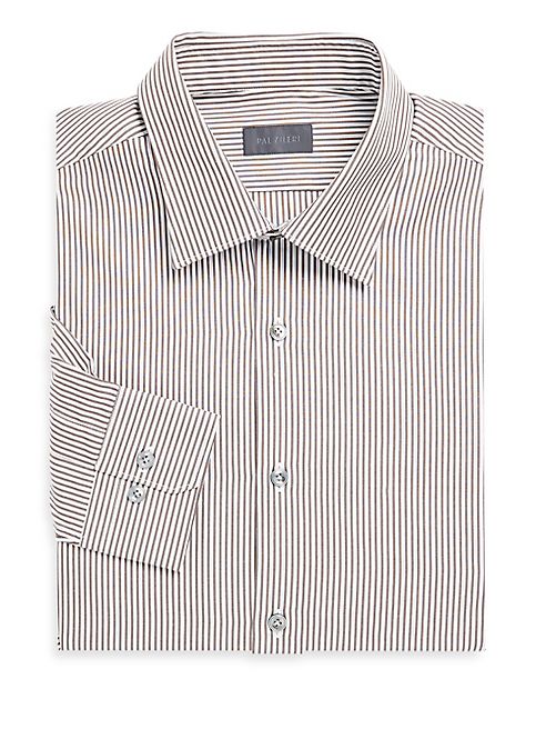 Pal Zileri - Striped Cotton Dress Shirt