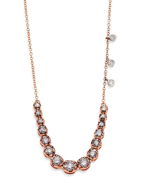 Meira T - Diamond & 14K Rose Gold Necklace