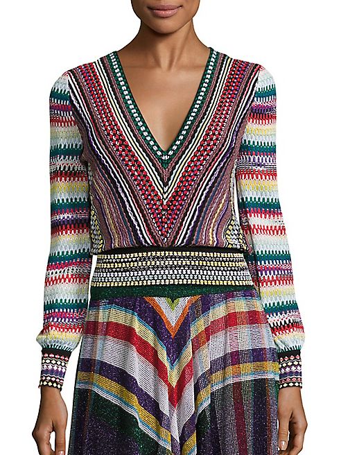 Missoni - Long Sleeve Striped Pullover