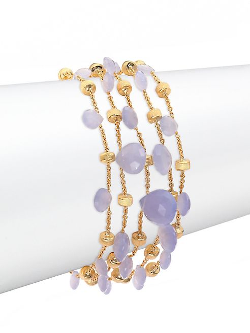 Marco Bicego - Paradise Chalcedony & 18K Yellow Gold Five-Strand Bracelet