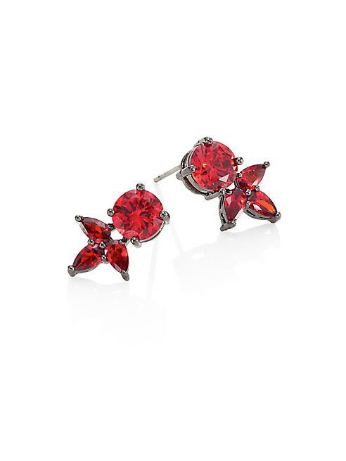 Fallon - Monarch Pointed Cluster Stud Earrings