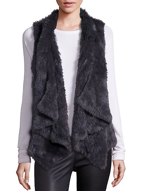 H Brand - Audra Rabbit Fur Vest