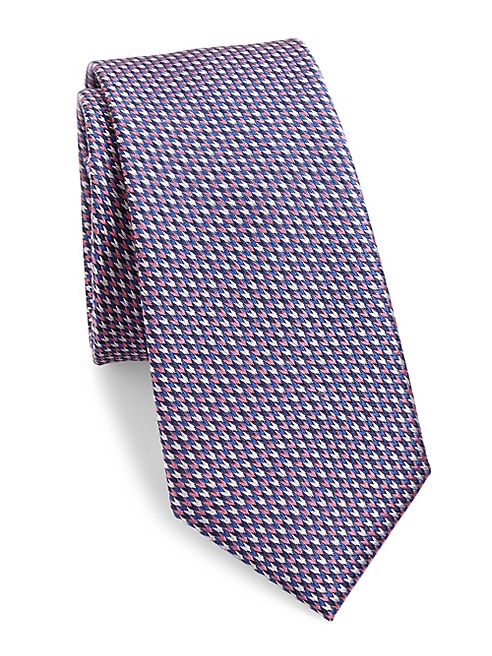 611 Saks Fifth Avenue New York - Textured Silk Tie