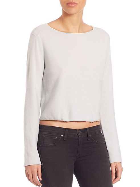 Rag & Bone - Kara Merino Wool Cropped Sweater