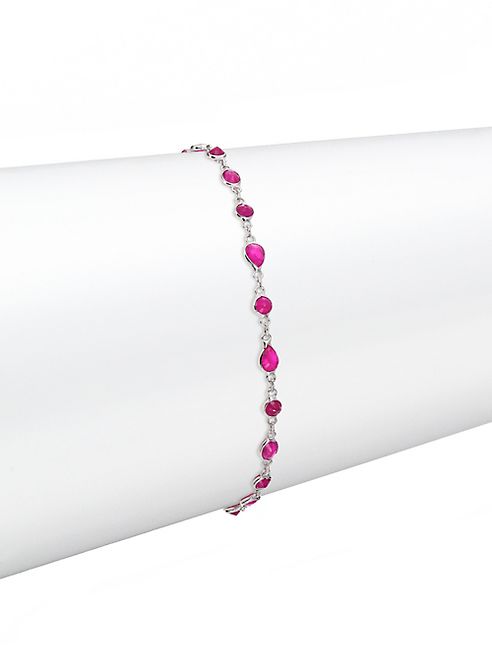 Meira T - Ruby & 14K White Gold Bracelet