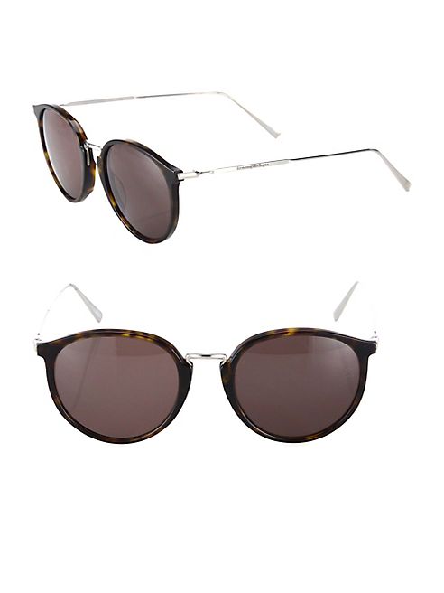 Ermenegildo Zegna - Speckled Round Sunglasses