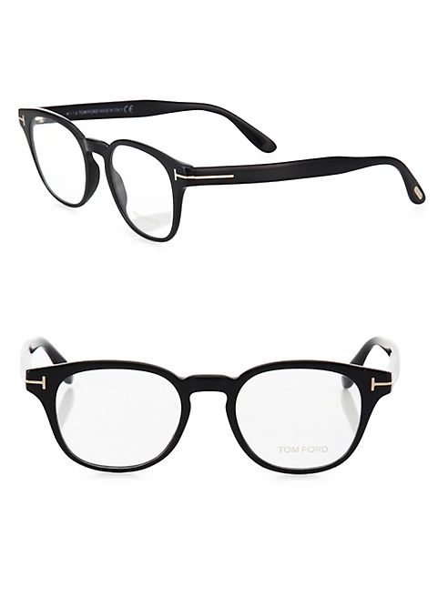 Tom Ford Eyewear - 48MM Round Optical Glasses