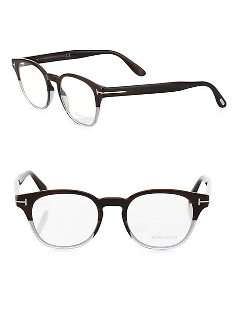 Tom Ford Eyewear - 48MM Soft Round Optical Glasses